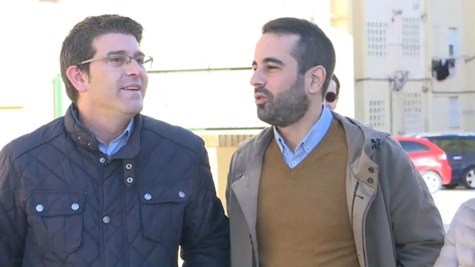 L'alcalde d'Ontinyent Jorge Rodríguez i el secretari d'organització del PSPV-PSOE José Muñoz en un acte recent