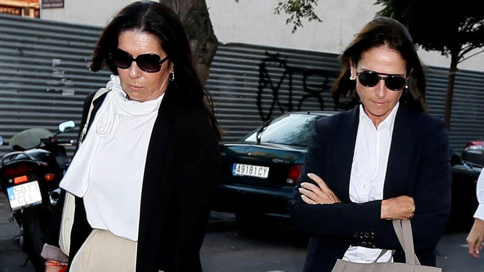 Les filles de l’expresident de la CAM arriben al jutjat en una imatge d’arxiu