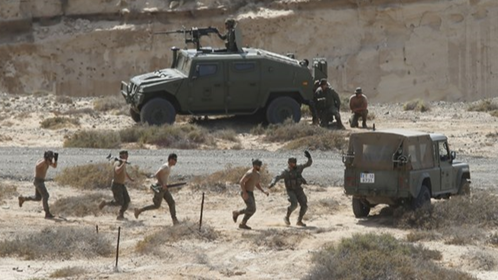 Imatge d'arxiu d'unes maniobres militars
