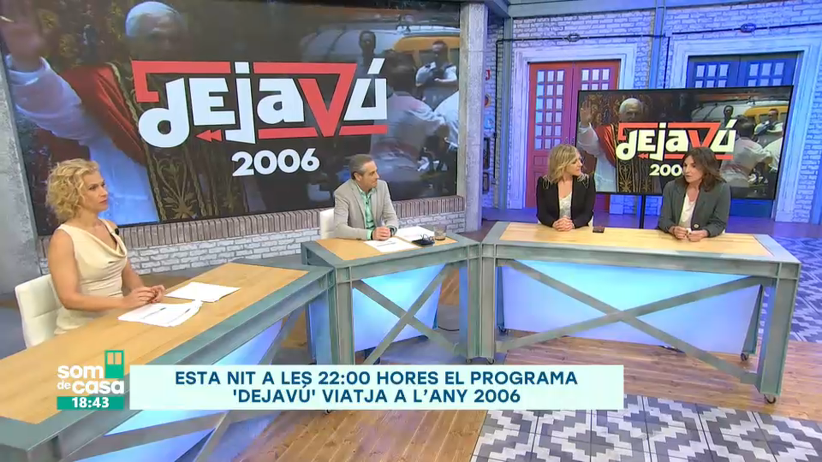 Màbel Martí, Ximo Rovira, Mireia Llinares i Beariz Garrote en 'Som de casa'