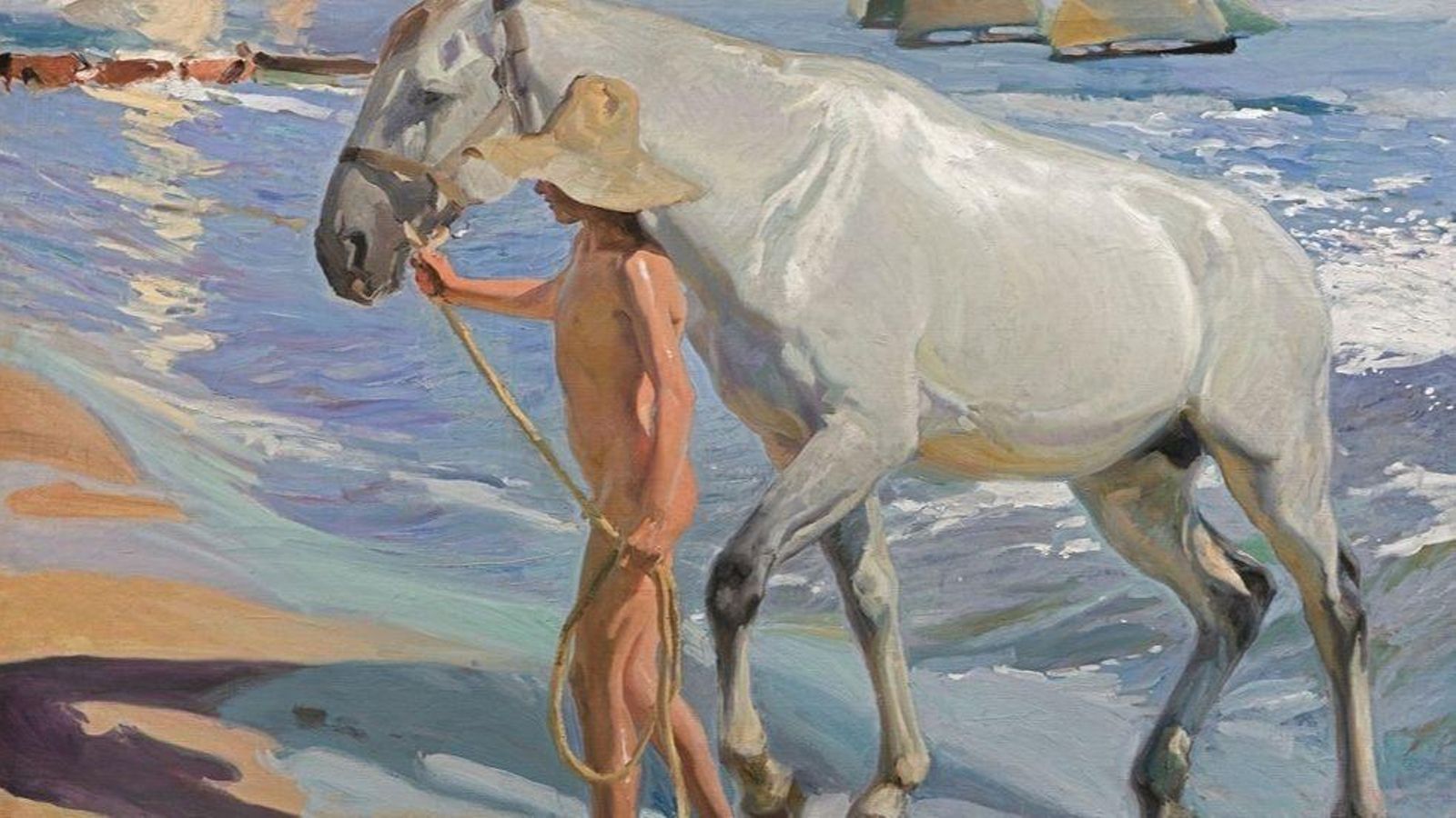 L'obra 'El baño del caballo' de Sorolla es podrà veure a la Fundació Bancaixa a partir del 3 d'octubre