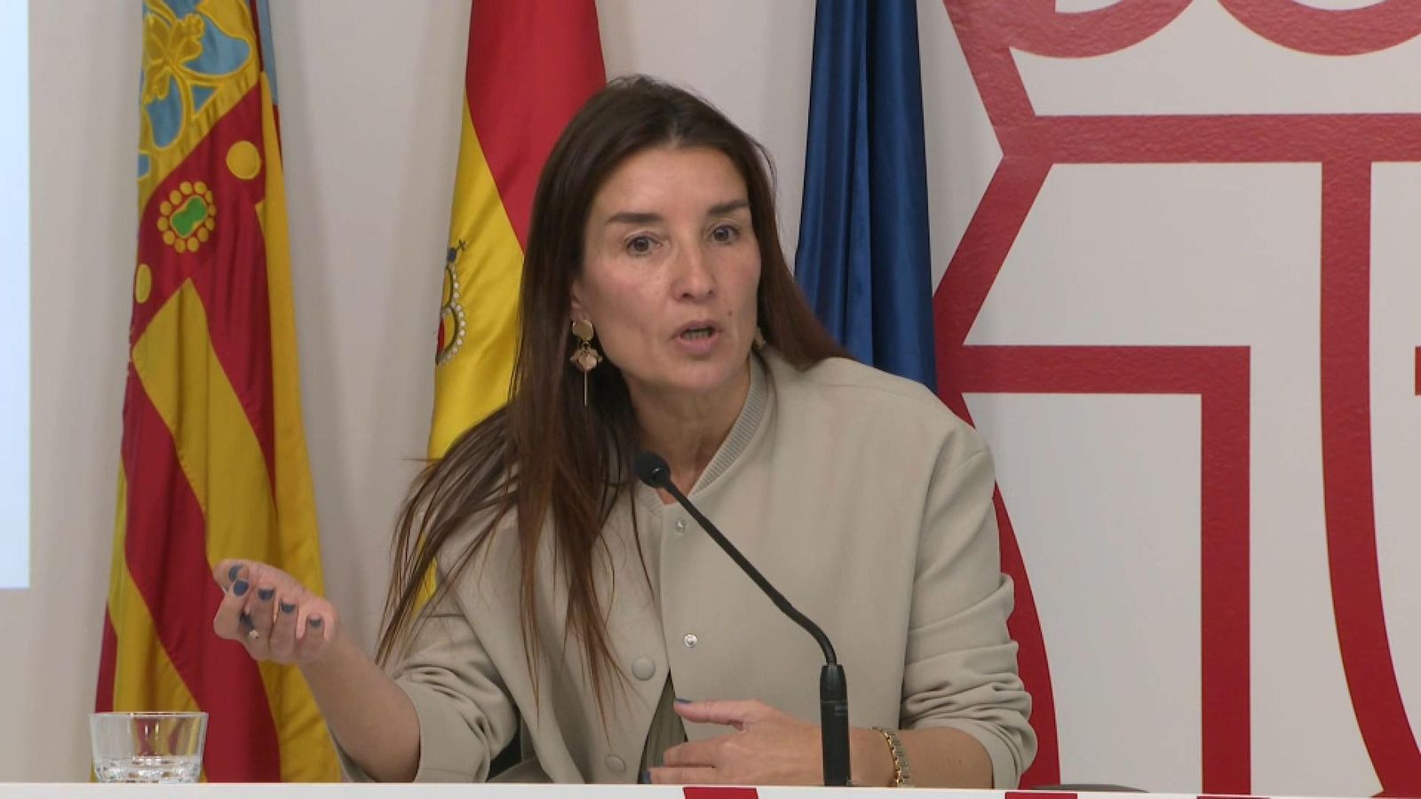 La portaveu del Consell i consellera d'Hisenda, Ruth Merino