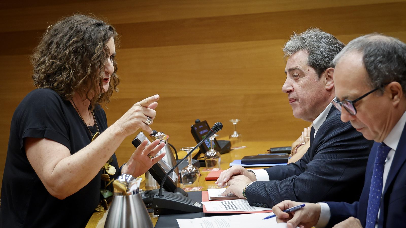 Un moment de la comissió de Justícia, este dijous