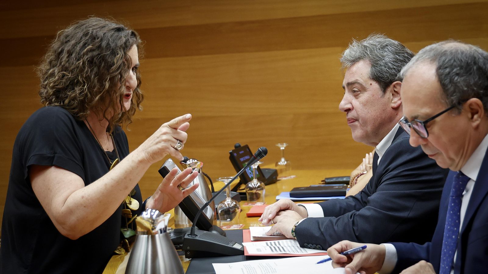 Un moment de la comissió de Justícia, este dijous
