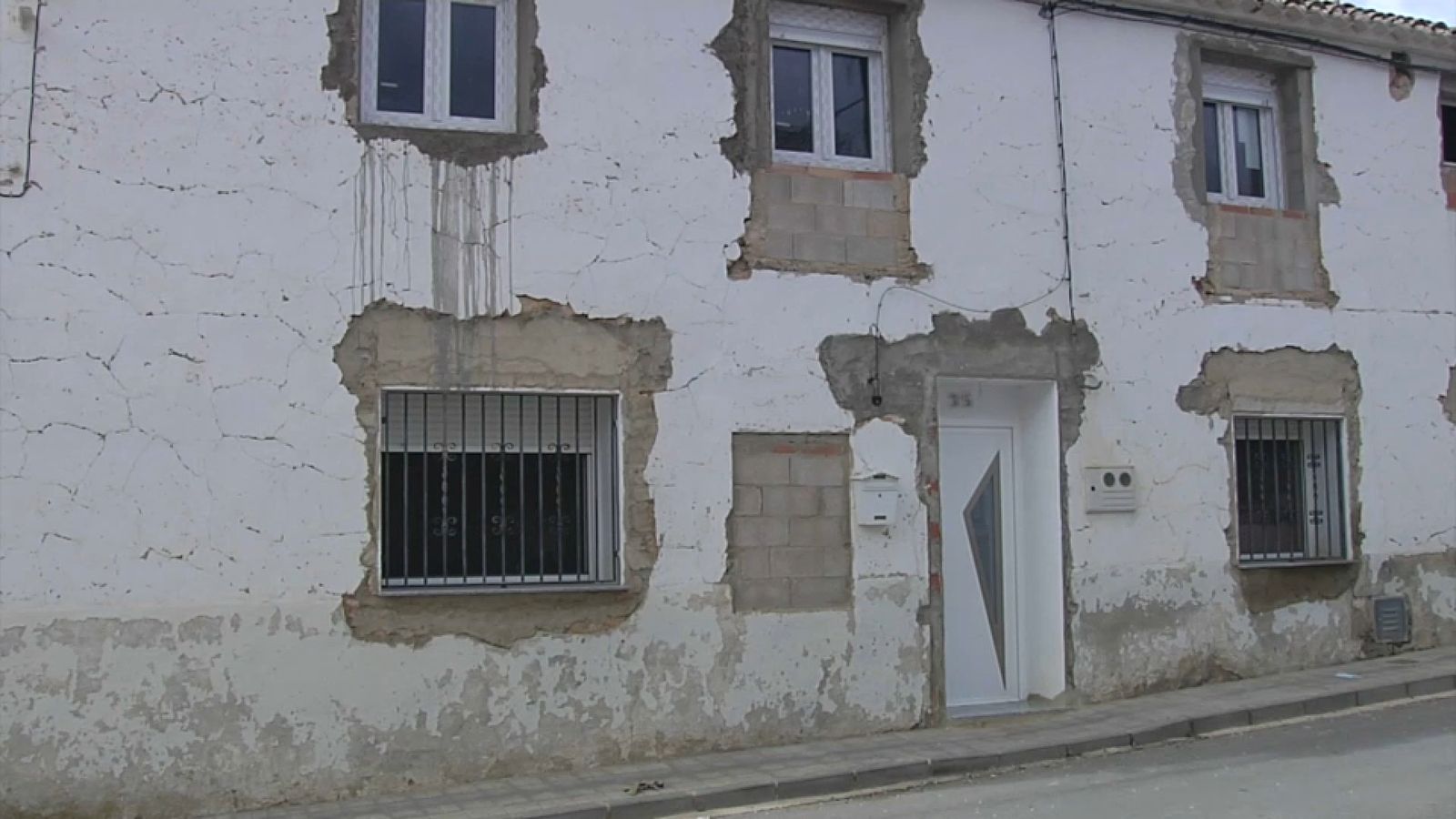 Habitatge on s'ha produït la fuita de gas a Caudete de las Fuentes