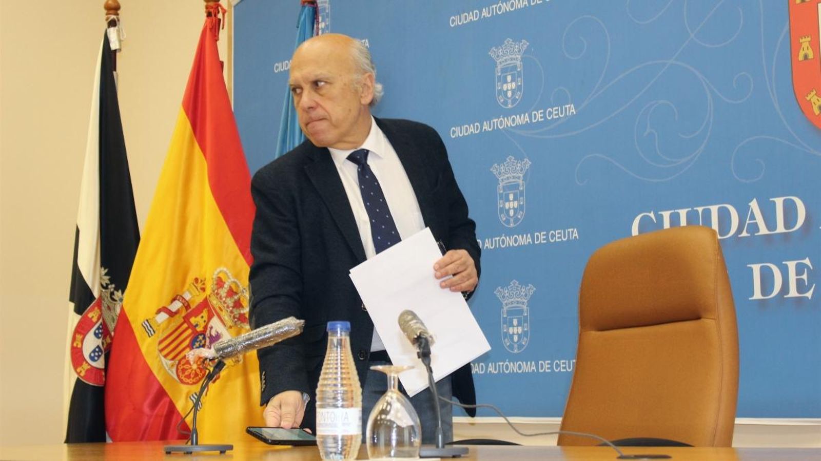 El conseller de Sanitat del govern de Ceuta, Javier Guerrero El conseller de Sanitat del govern de Ceuta, Javier Guerrero