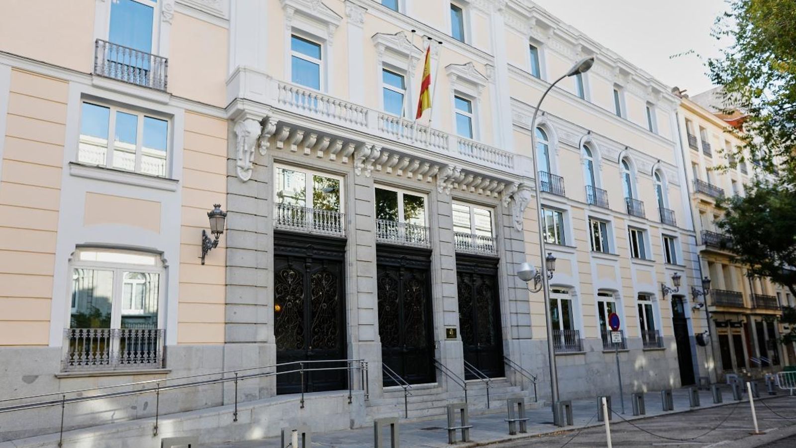 Façana de la seu del CGPJ en una imatge d'arxiu