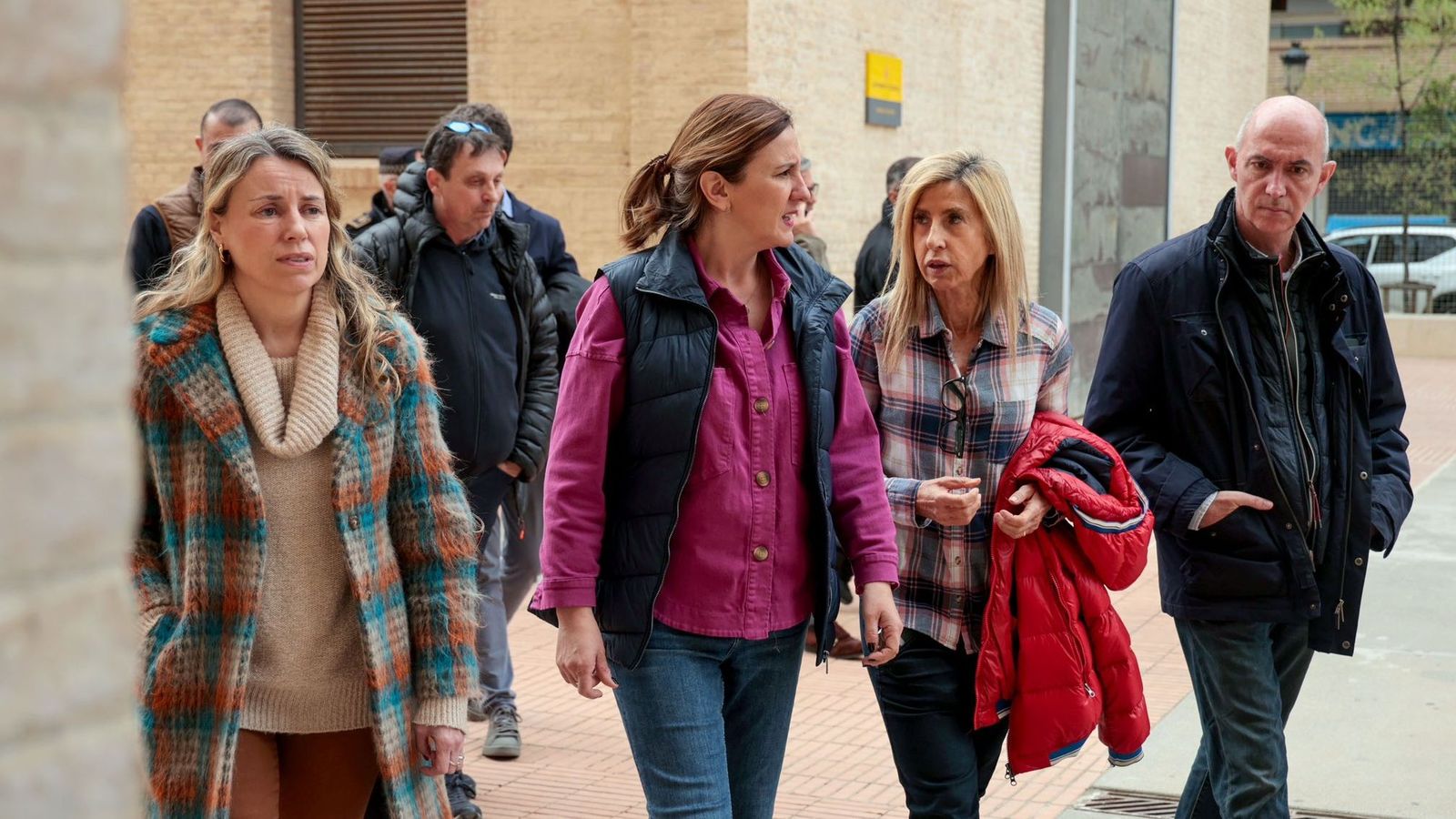 Català, aquest diumenge, en la visita al punt d'informació a Tabacalera