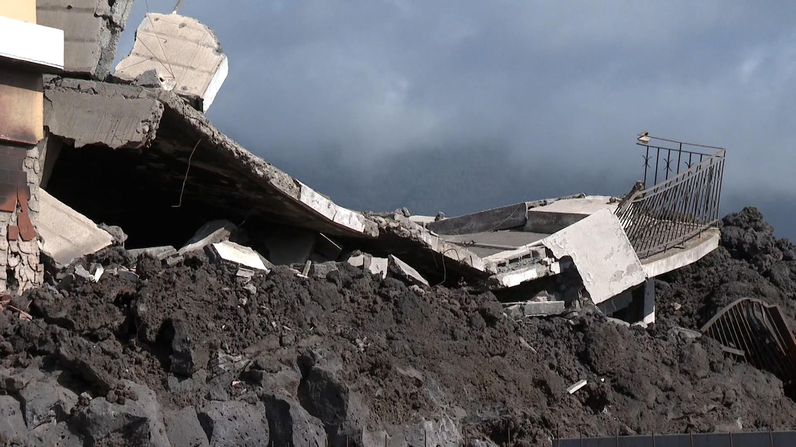 La Laguna i el pas del volcà
