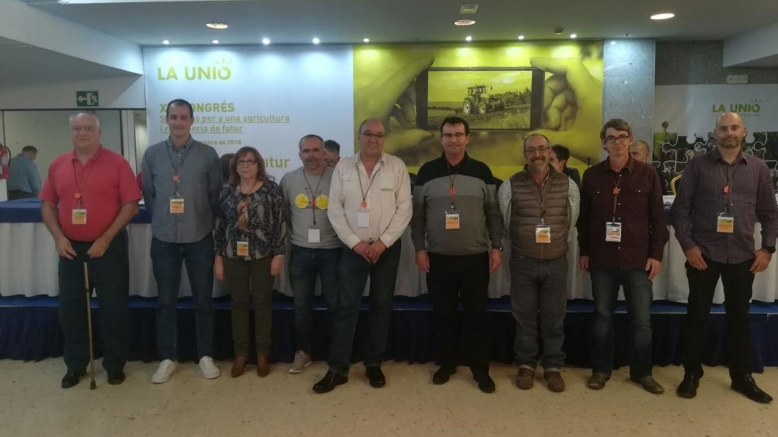 Els candidats a liderar la Unió, aquest dissabte durant el congrés