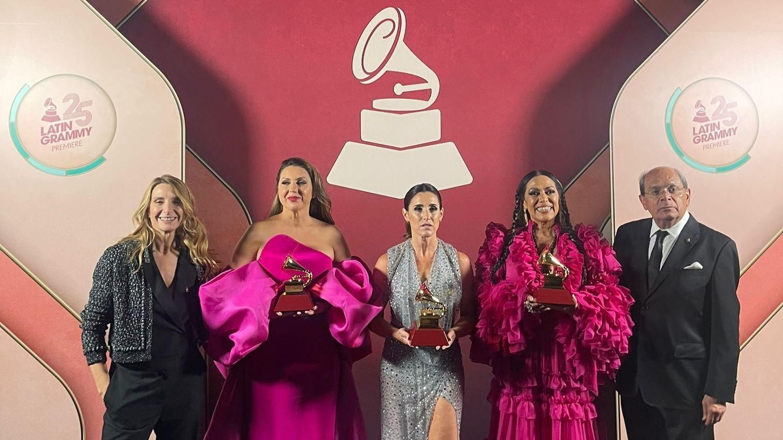 Niña Pastori amb el seu premi Grammy