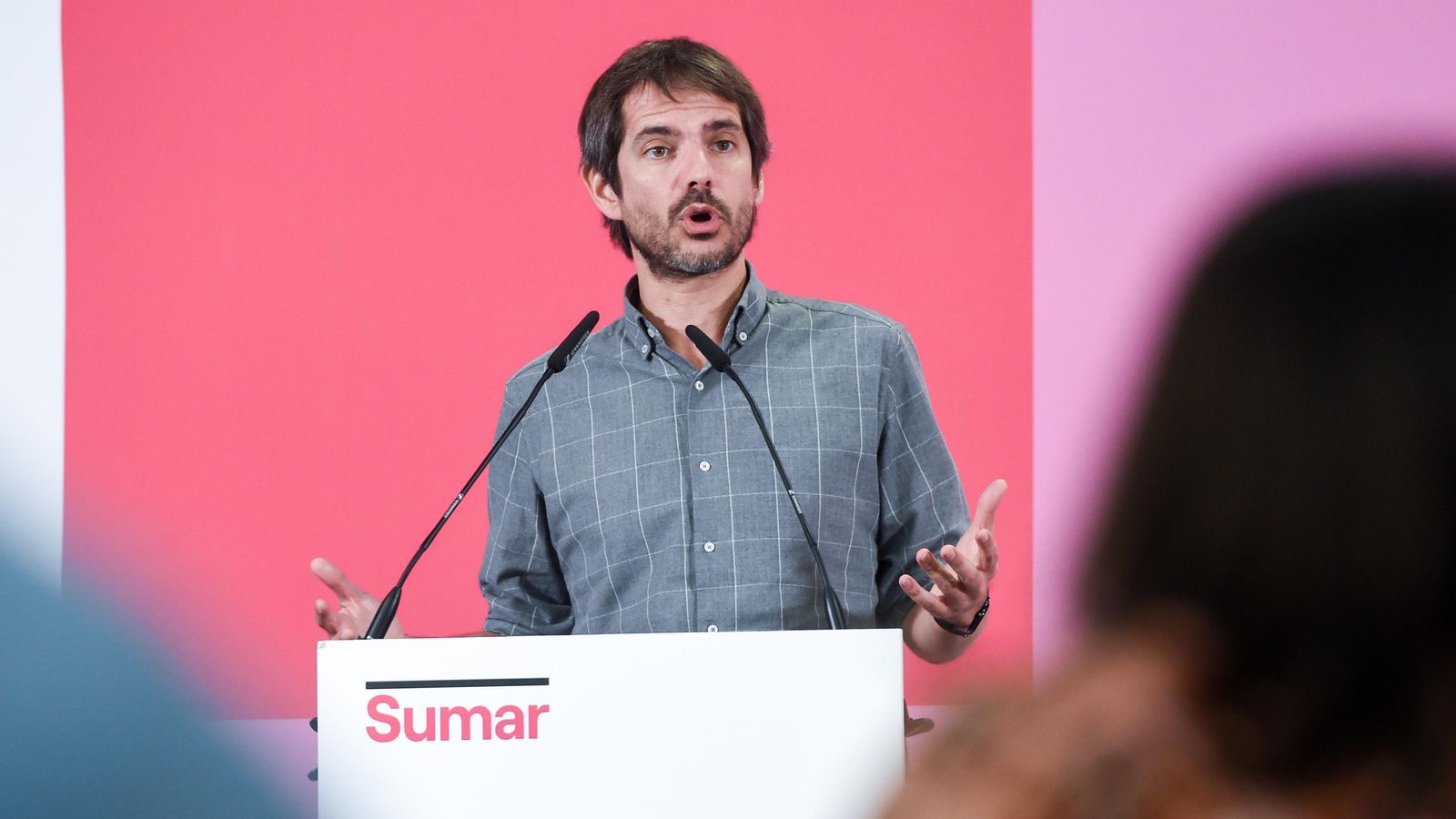 El portaveu de Sumar Ernest Urtasun