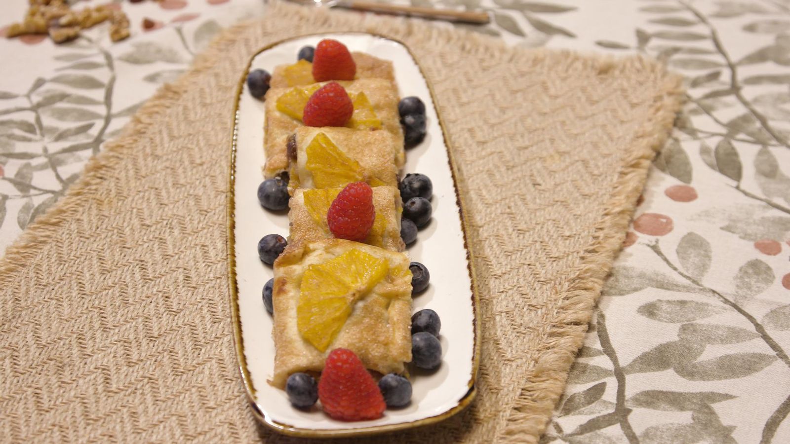 Pastís fullat de taronja