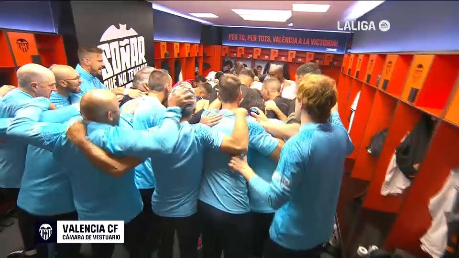 El vestidor del València CF abans del partit contra el Betis