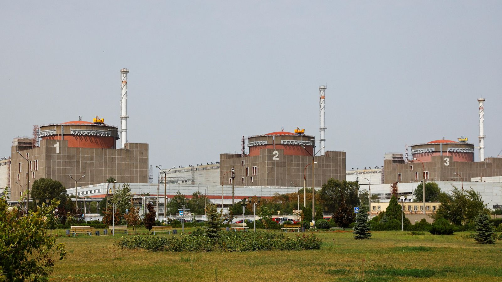 La central nuclear de Zaporiyia en una imatge d'arxiu