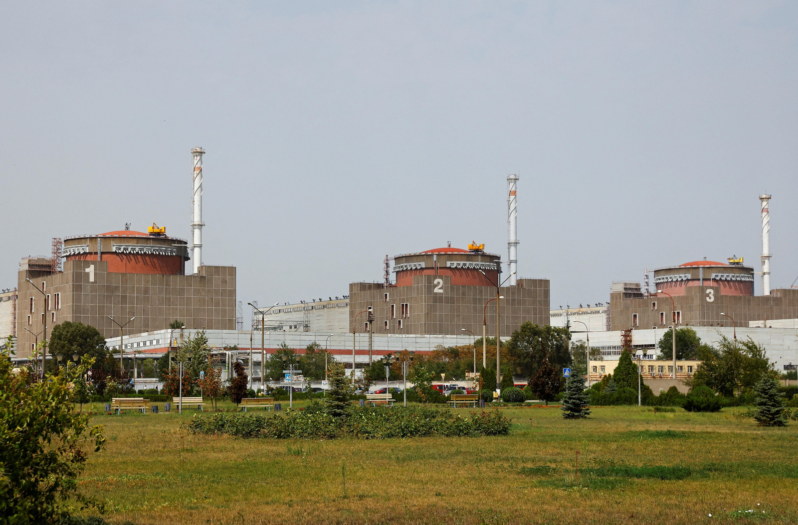 La central nuclear de Zaporíjia en una imatge d'arxiu