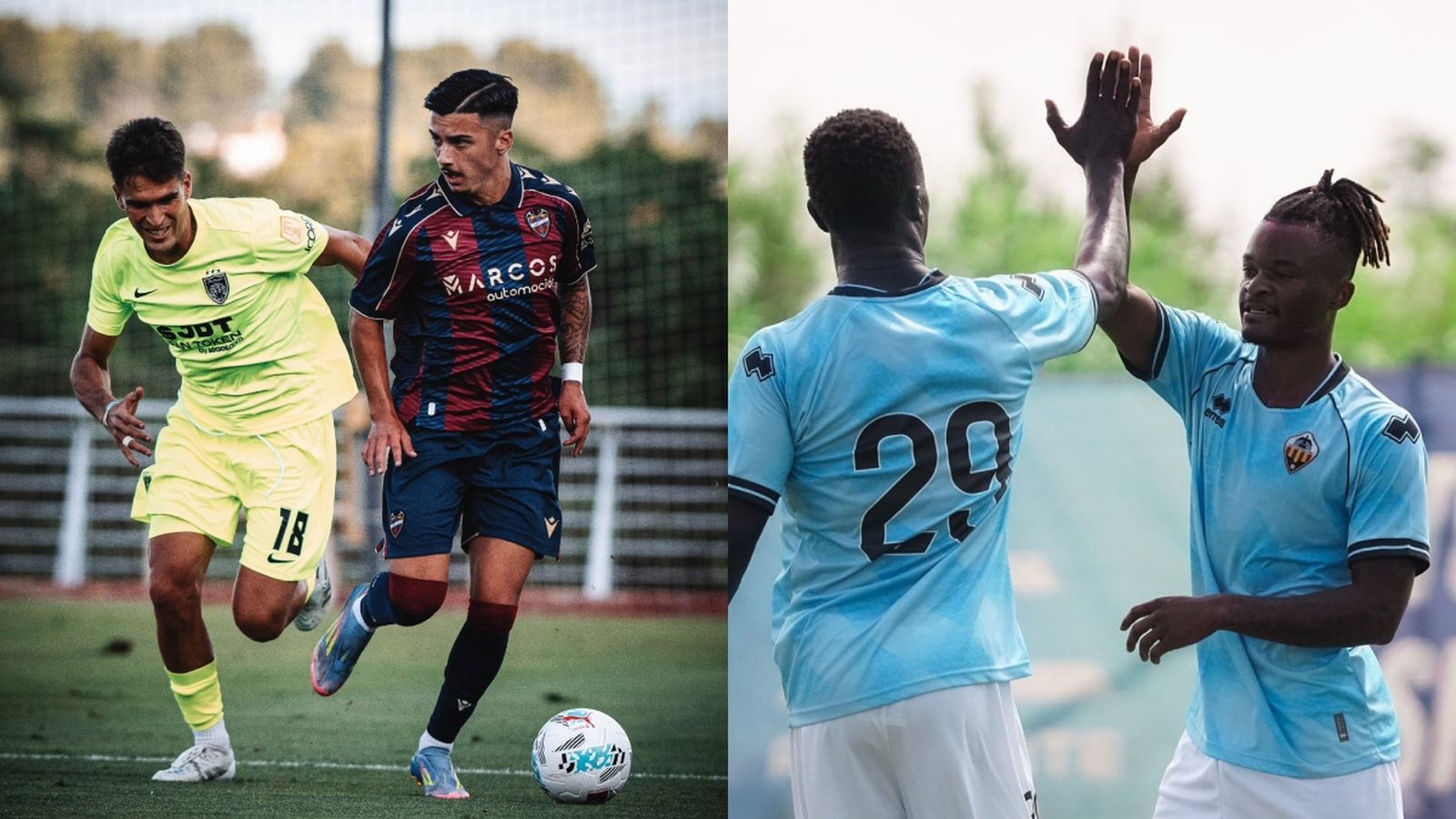 Imatges dels partits del Llevant i Castelló