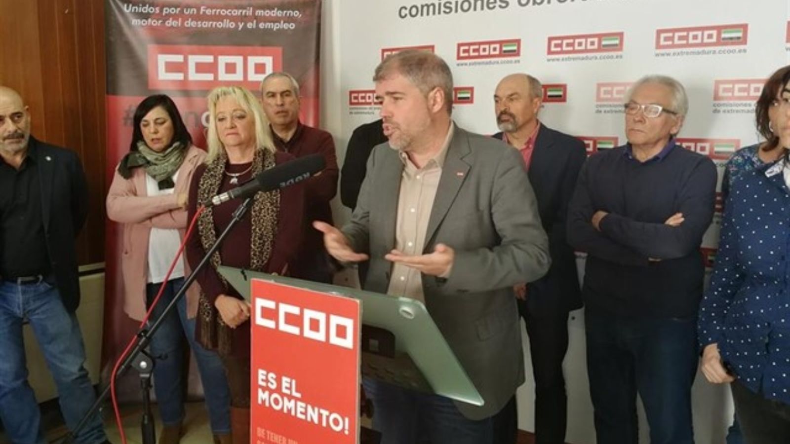El secretari general de CCOO, Unai Sordo, en una imarge d'arxiu