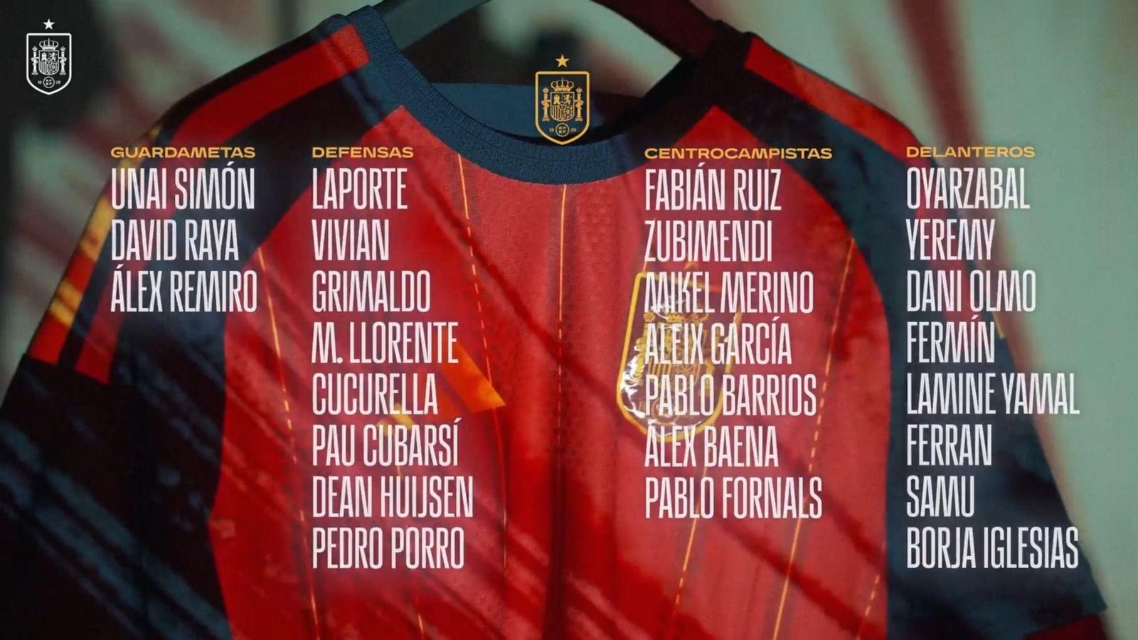 Convocatòria de la selecció per a jugar contra Geòrgia i Turquia