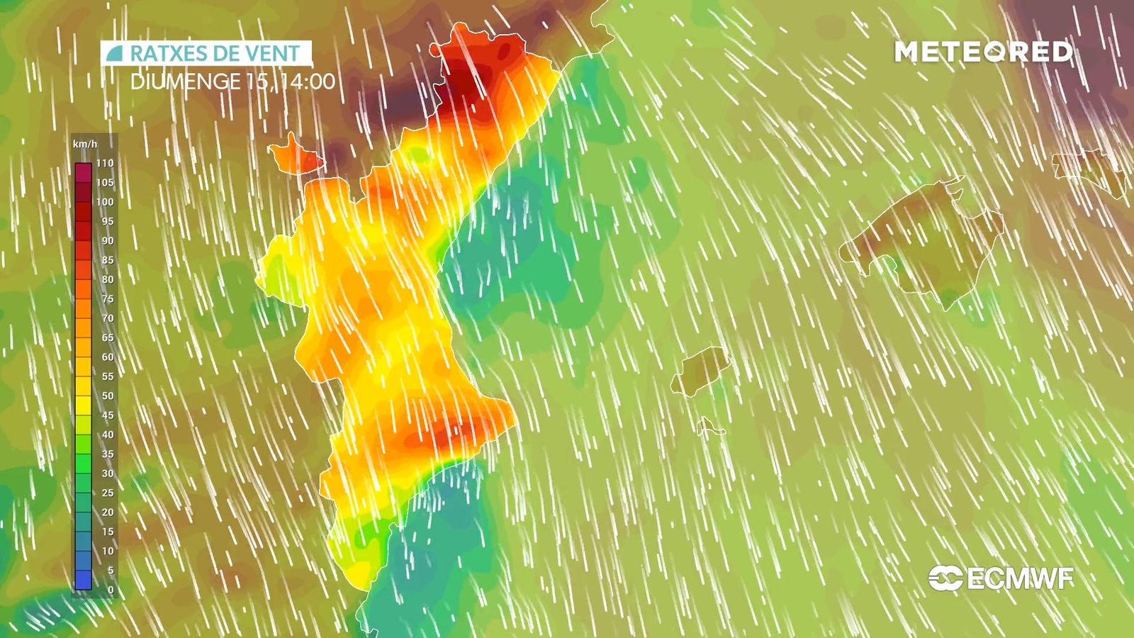 Dissabte variable. Diumenge assolellat amb vent, i més fred de nit