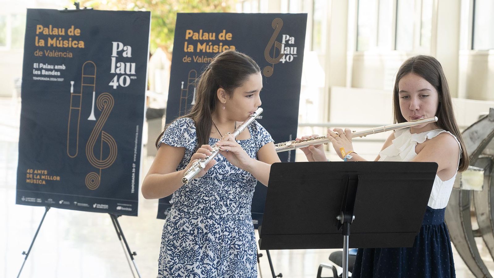 Presentació de la iniciativa 'El Palau amb les bandes', este dilluns