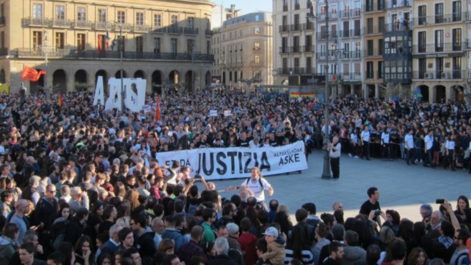Manifestació a Pamplona