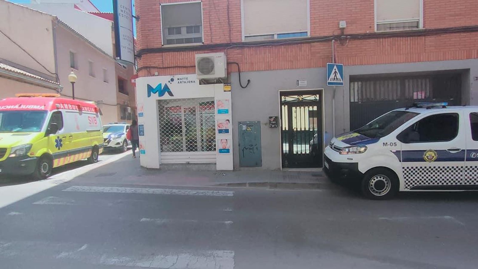 Carrer on ha tingut lloc l'atropellament a Villena Carrer on ha tingut lloc l'atropellament a Villena