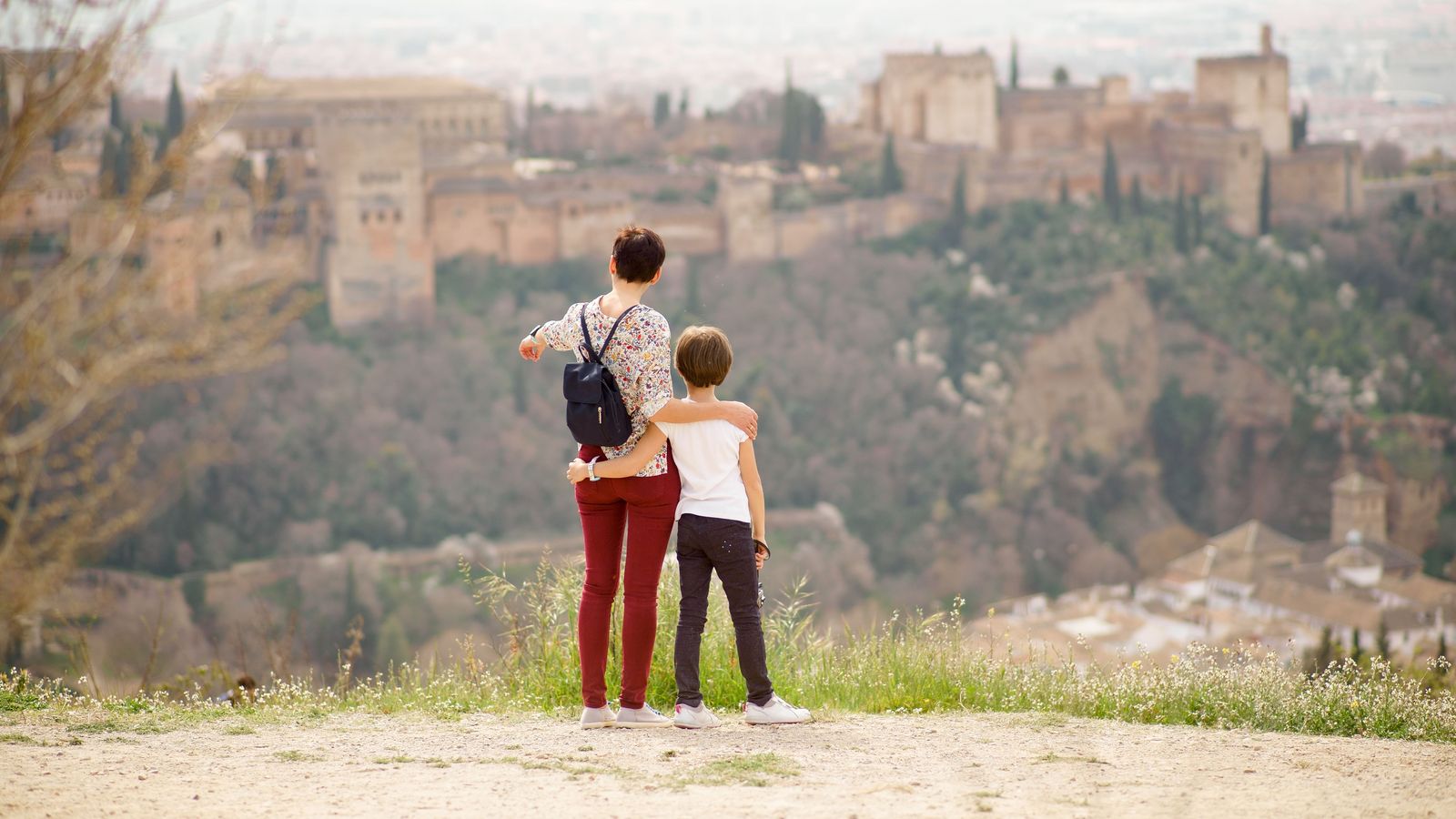 Imatge d'arxiu d'una família monoparental