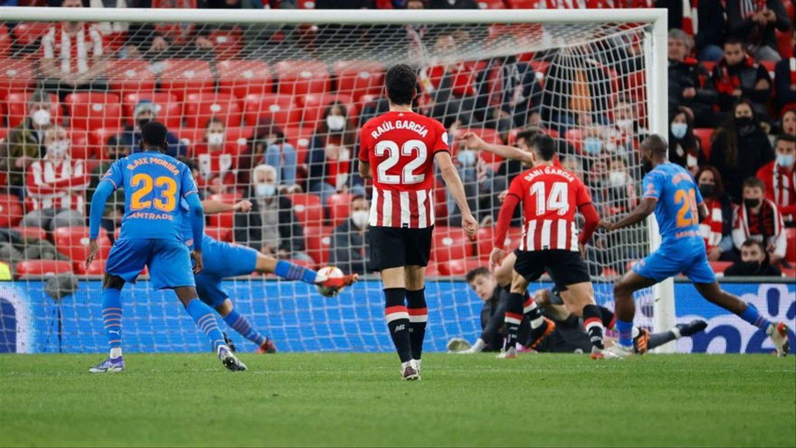 Imatge del partit entre l'Athletic Club i el València Imatge del partit entre l'Athletic Club i el València