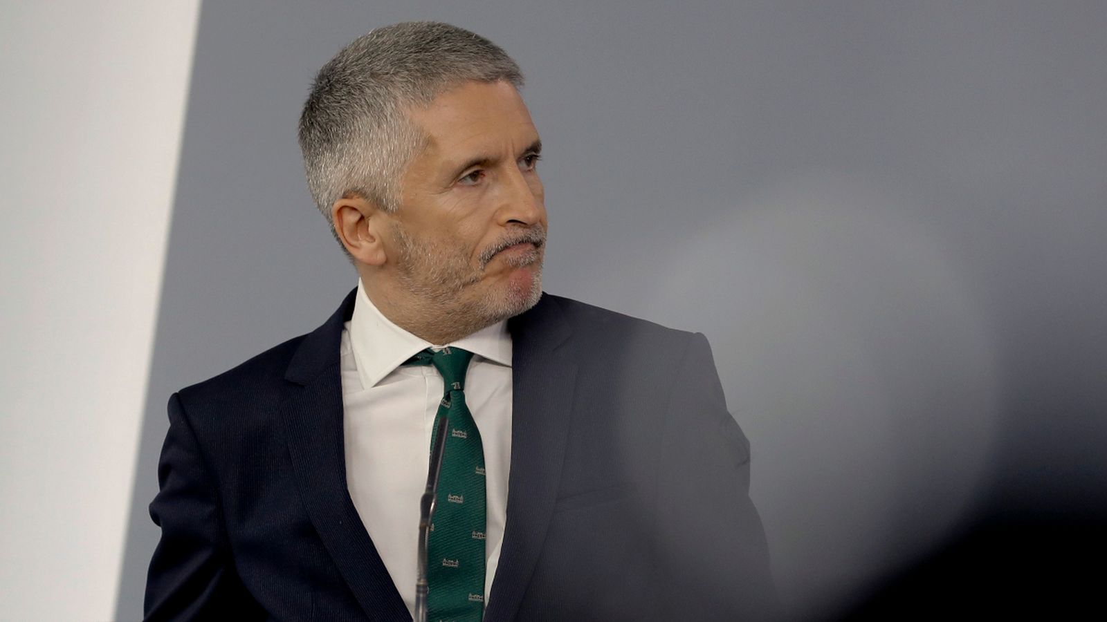 El ministre de l’Interior, Fernando Grande-Marlaska, en la roda de premsa posterior al Consell de Ministres