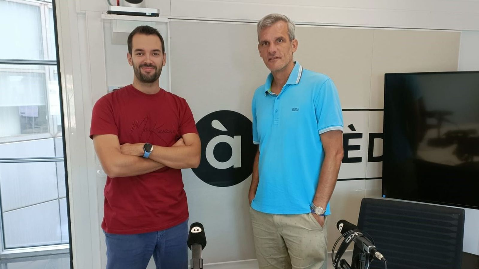 Sergi Escrivà, nou director i presentador d'Esports À Punt (de dilluns a divendres, de 15h a 16h) amb Natxo Rodilla