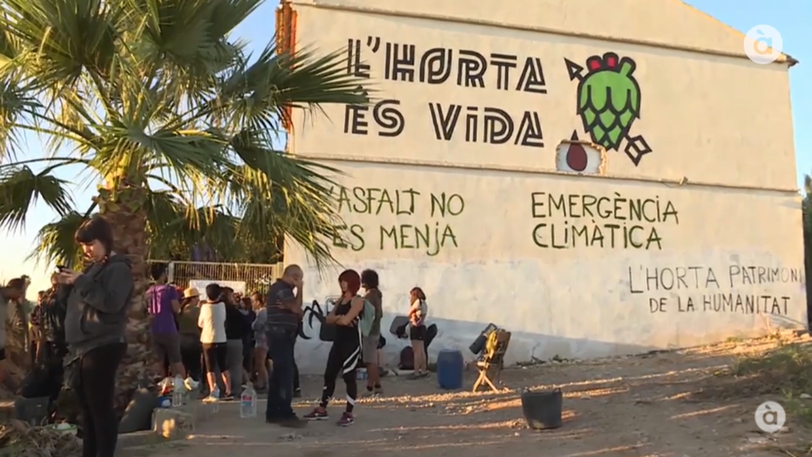 Imatge d'arxiu de la protesta al Forn de Barraca, a Alboraia, el setembre de 2019