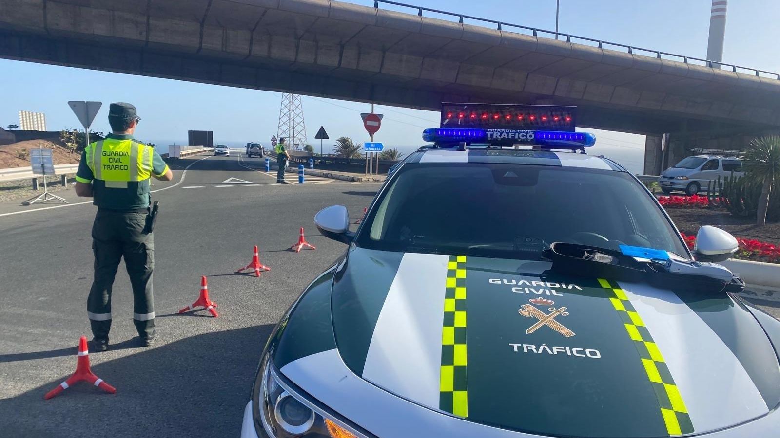 Imatge d'arxiu d'agents de la guàrdia civil de trànsit