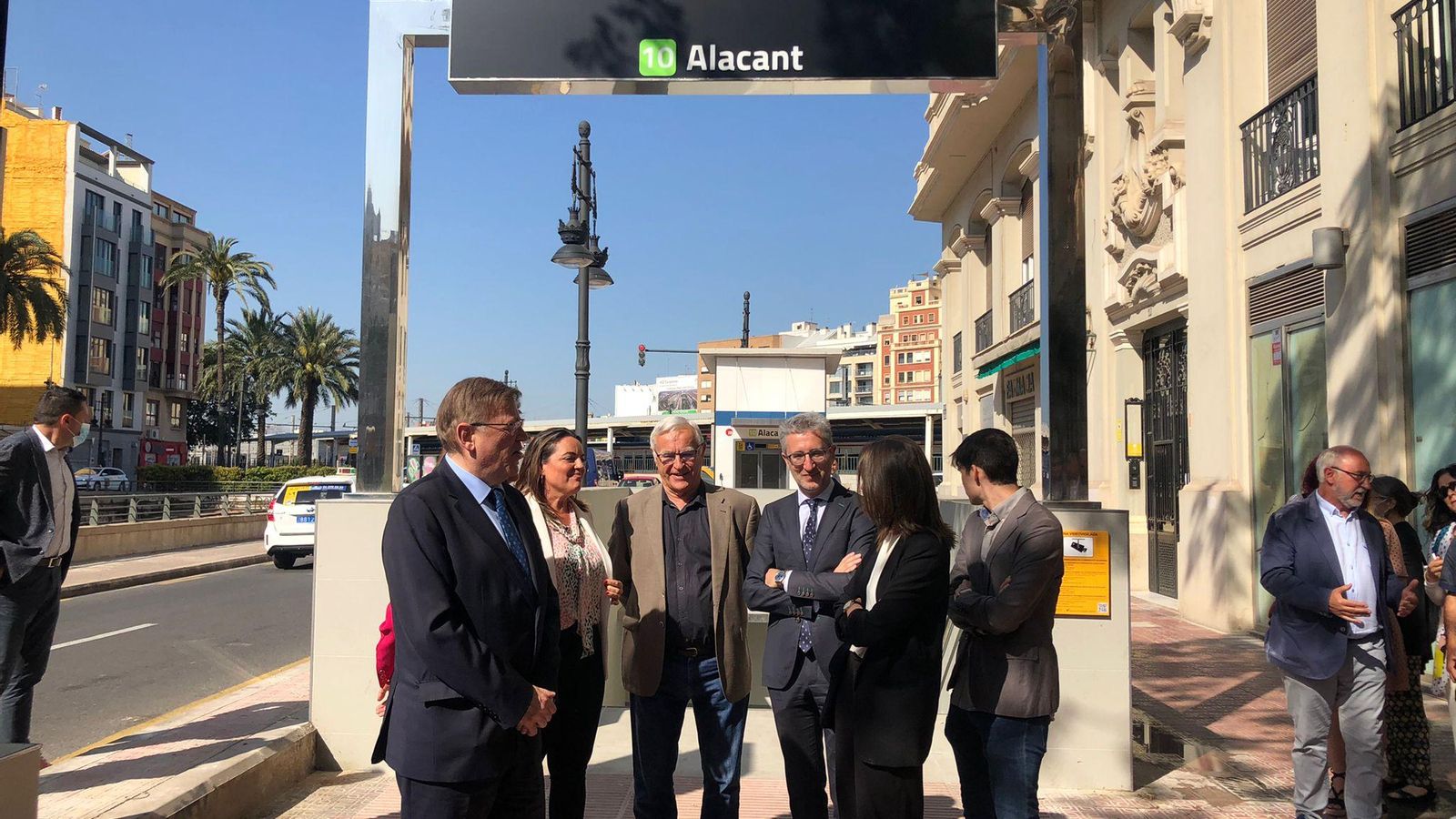 Inauguració de la nova línia de metro a València