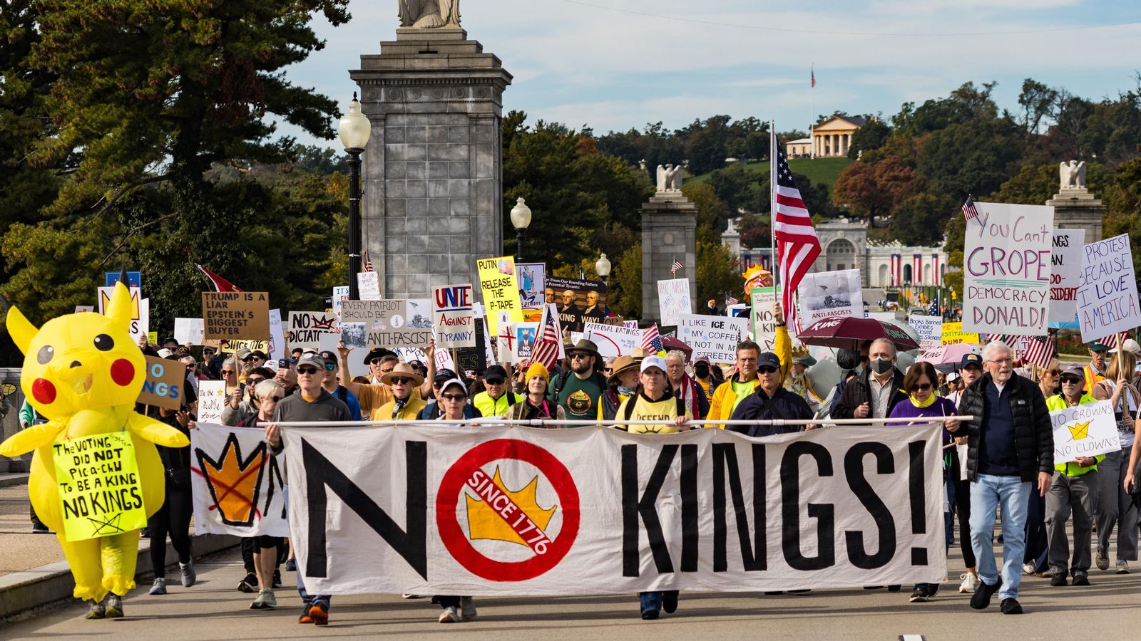 Manifestants contra Trump a Washington Manifestants contra Trump en Washington