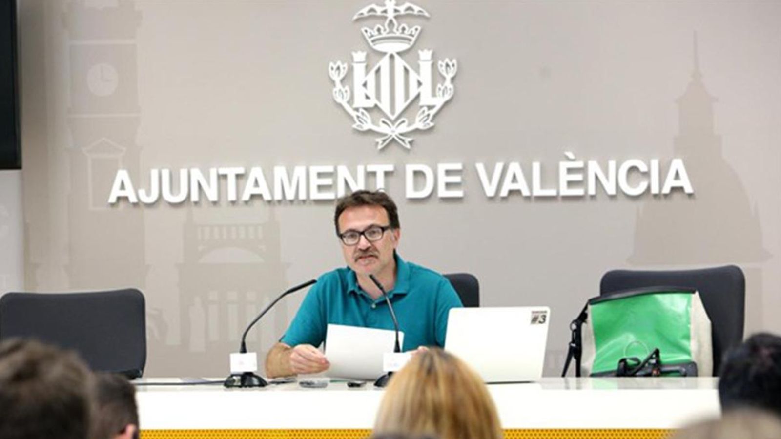 Giuseppe Grezzi a l'Ajuntament de València