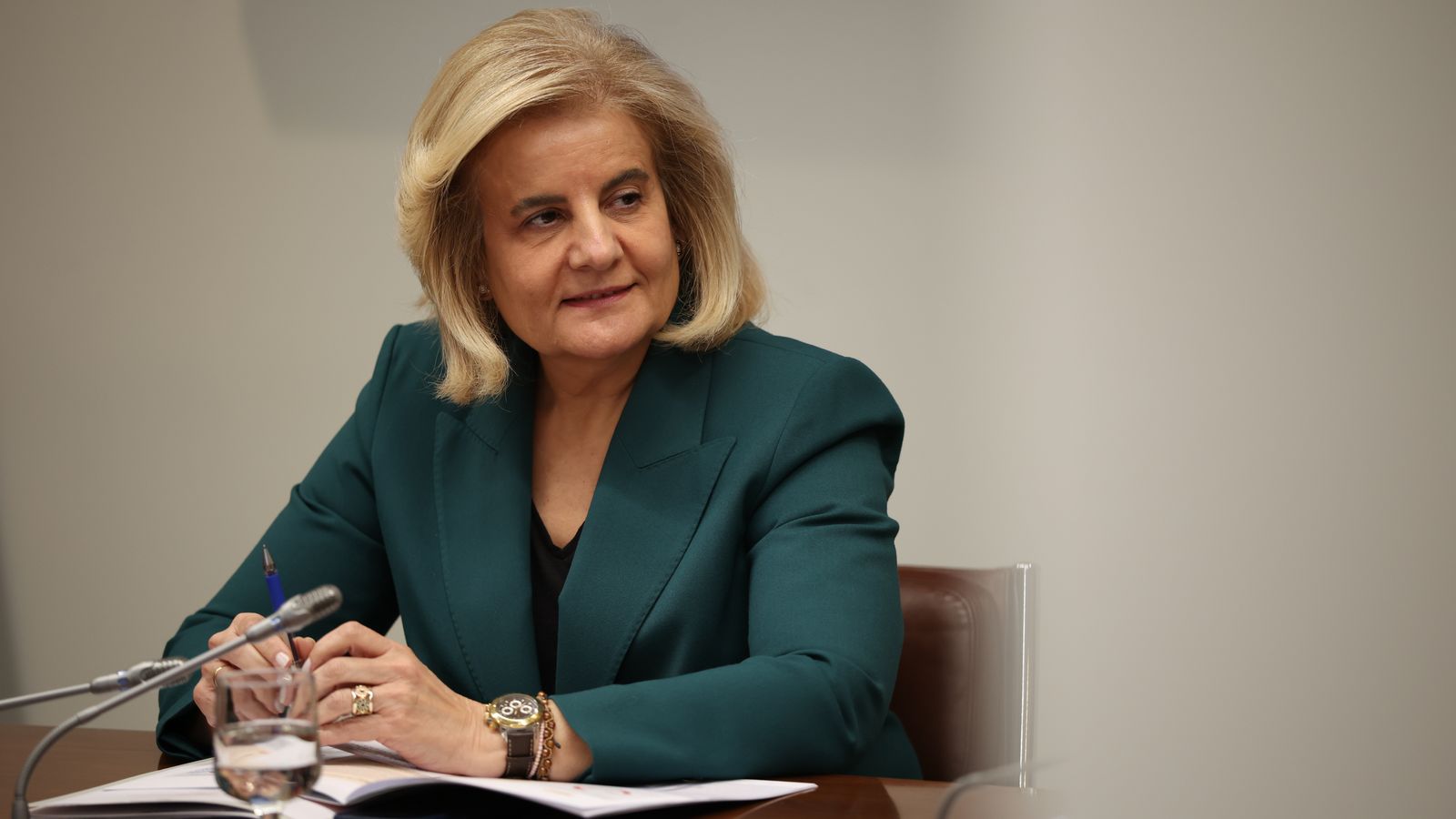 La presidenta de la Fundació CEOE i exministra de Treball Fátima Báñez
