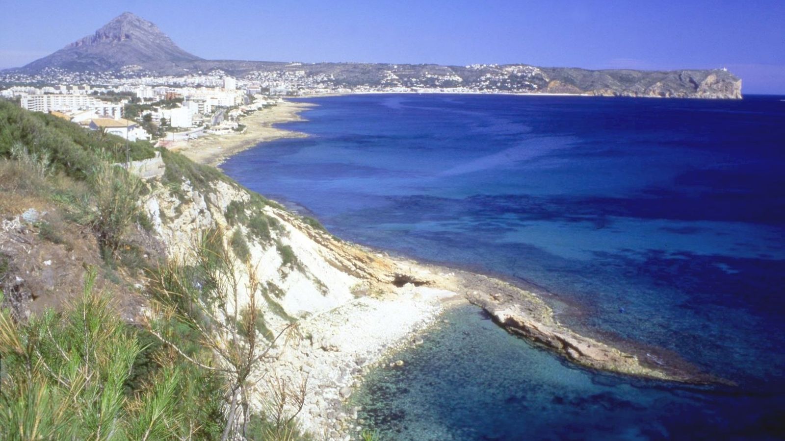 Xàbia des de la Cala Blanca