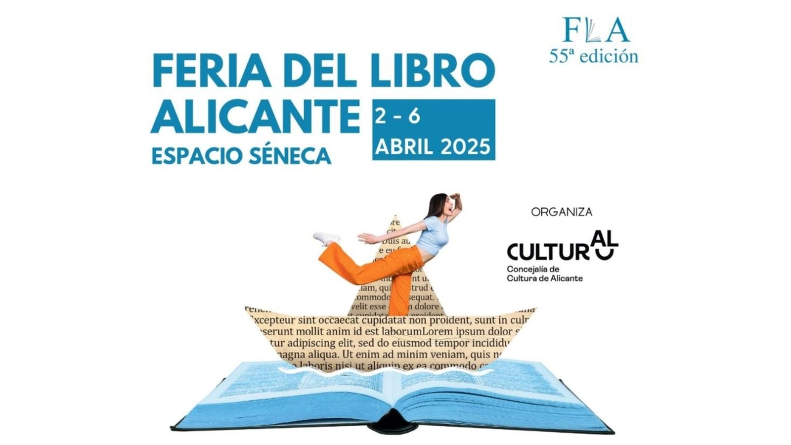Cartell de la Fira del Llibre d'Alacant