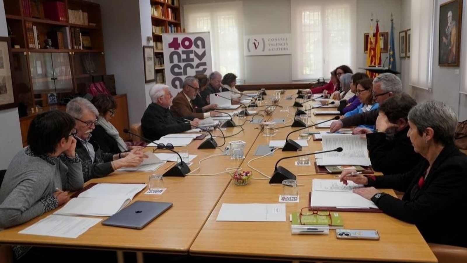 El ple del Consell Valencià de Cultura que ha emés la resolució