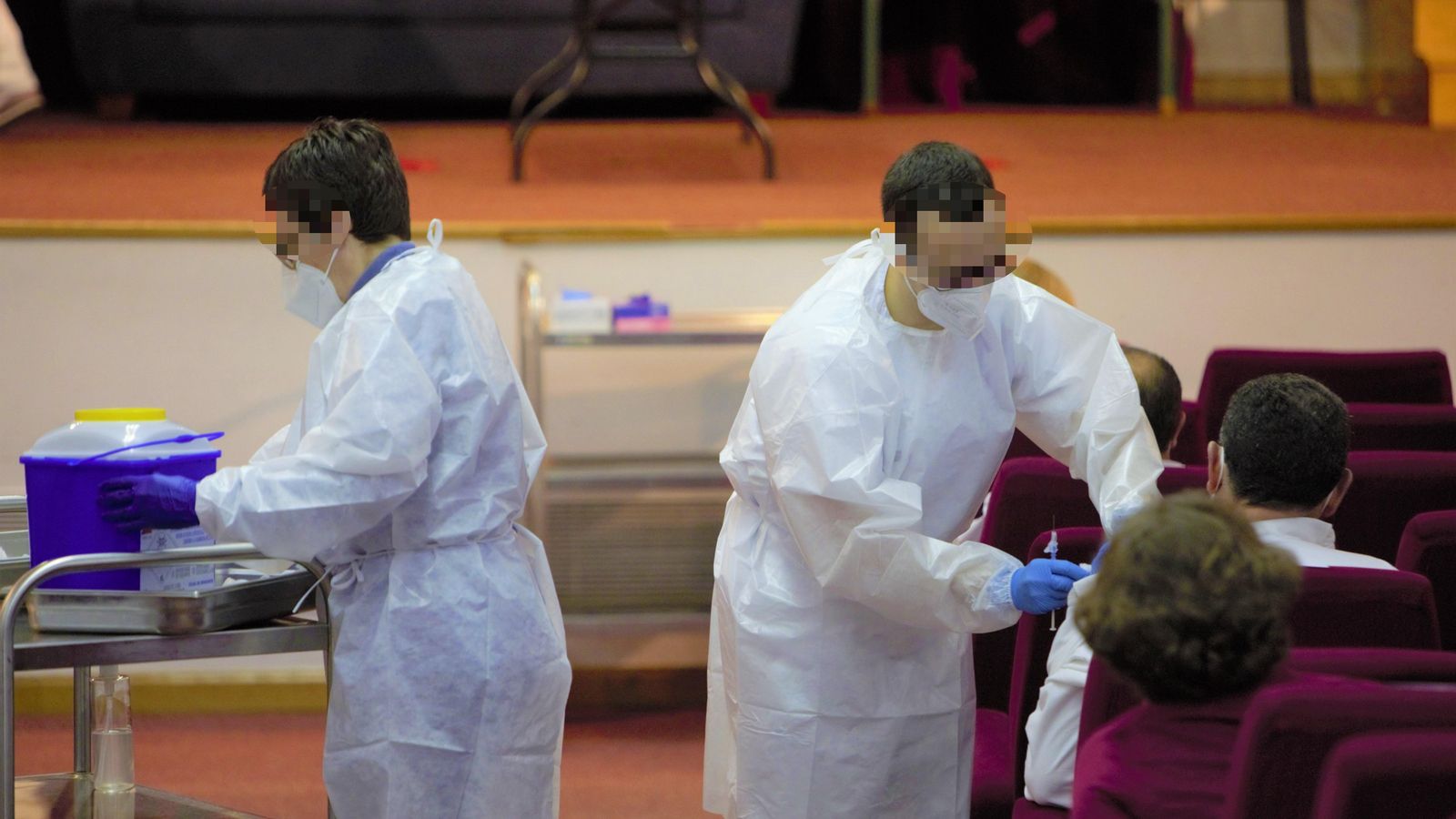 Vacunació a metges de la privada a València