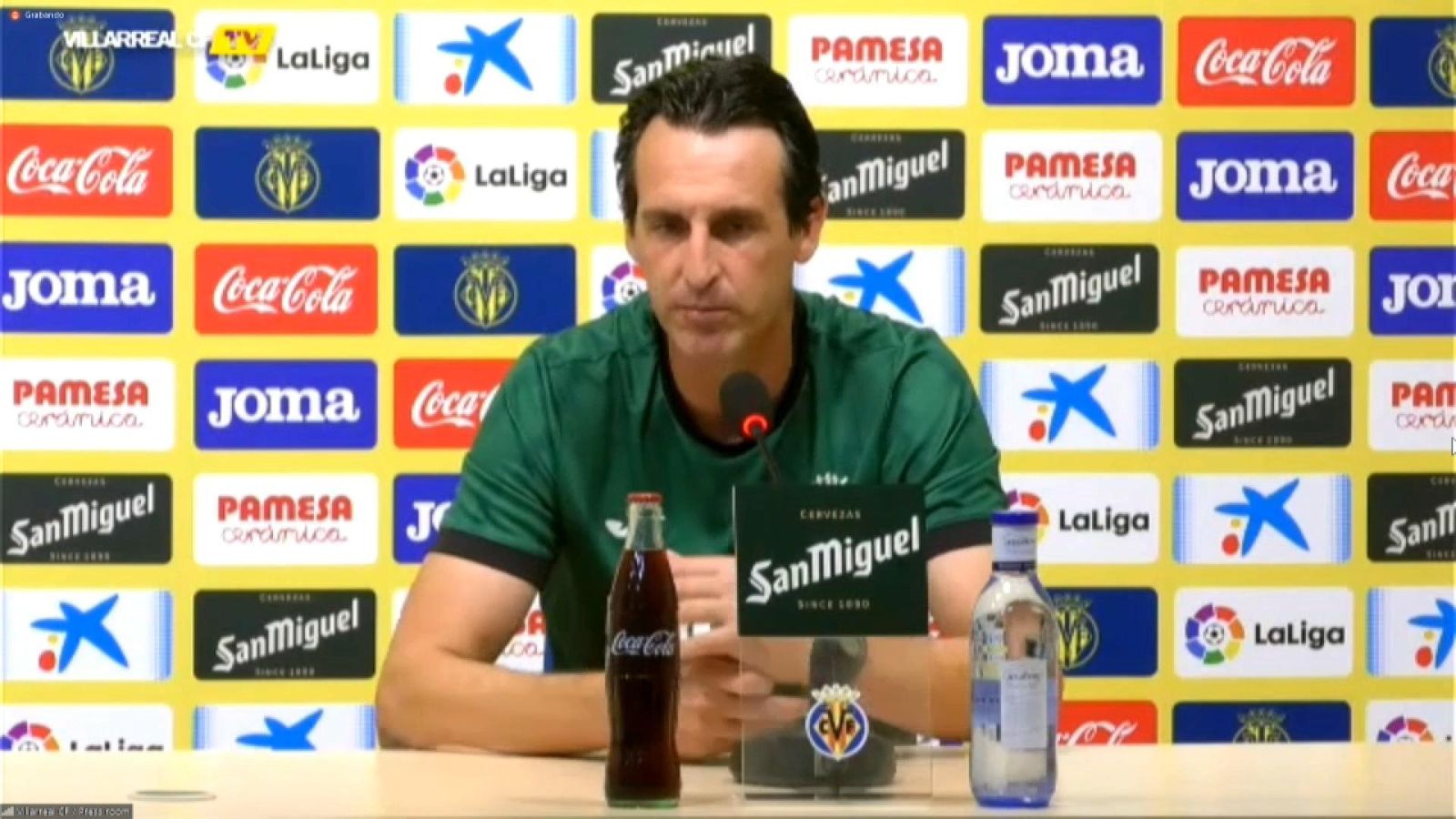 L'entrenador del Vila-real, Unai Emery