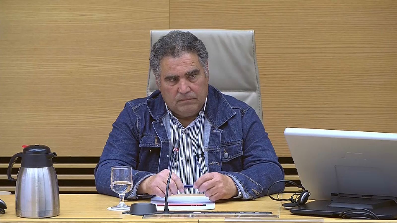 Ernest Serra, el xòfer assignat a l'expresident Mazón el dia de la dana, compareix al Congrés