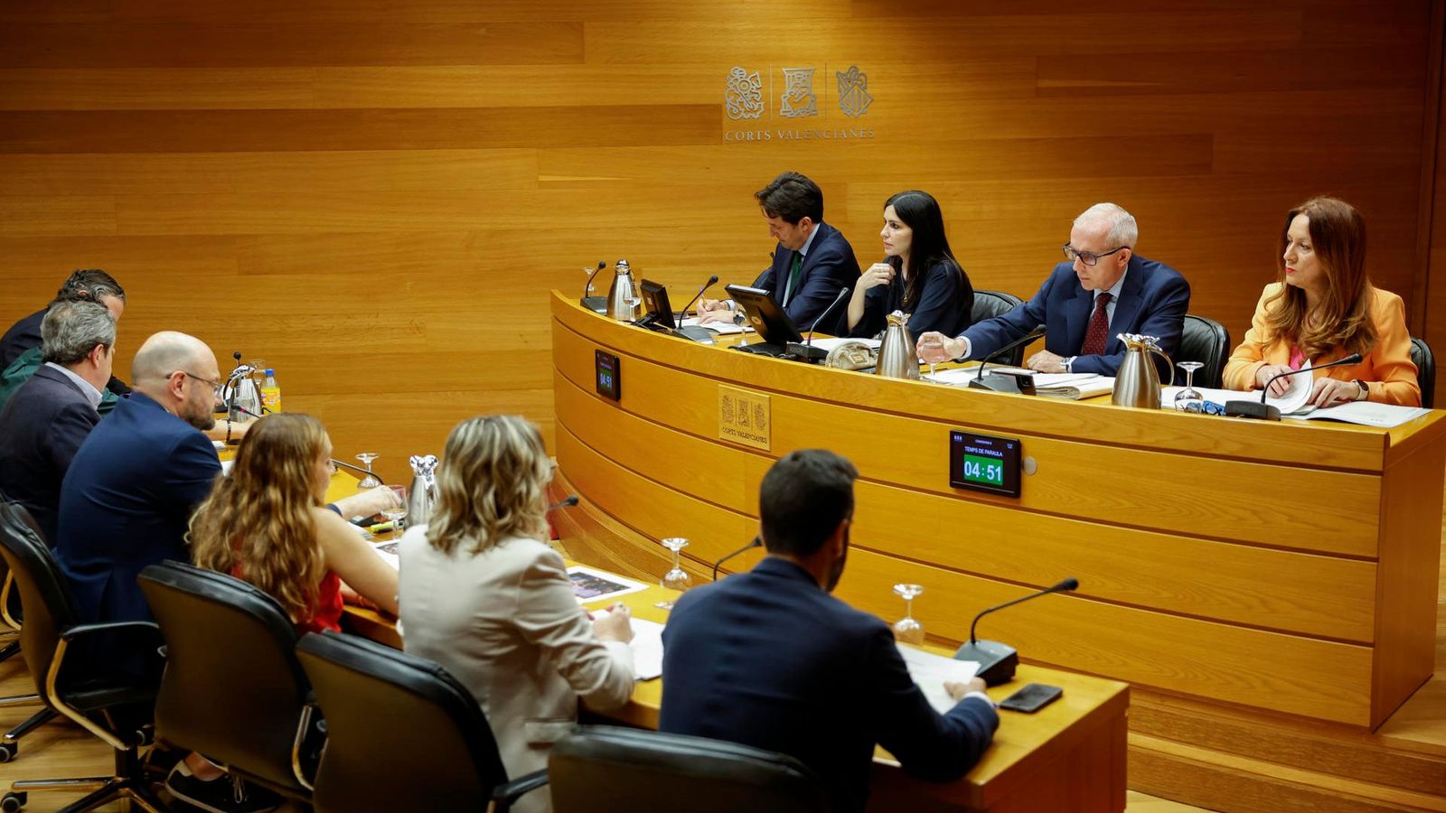 Sessió de la comissió d'investigació a les Corts, este dimecres