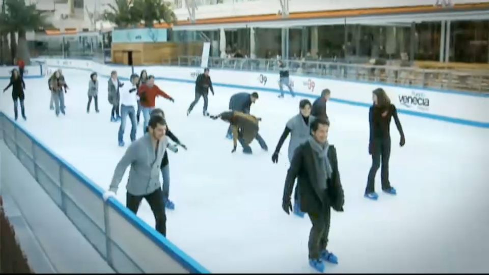 Recreació virtual de les pistes de patinatge del projecte