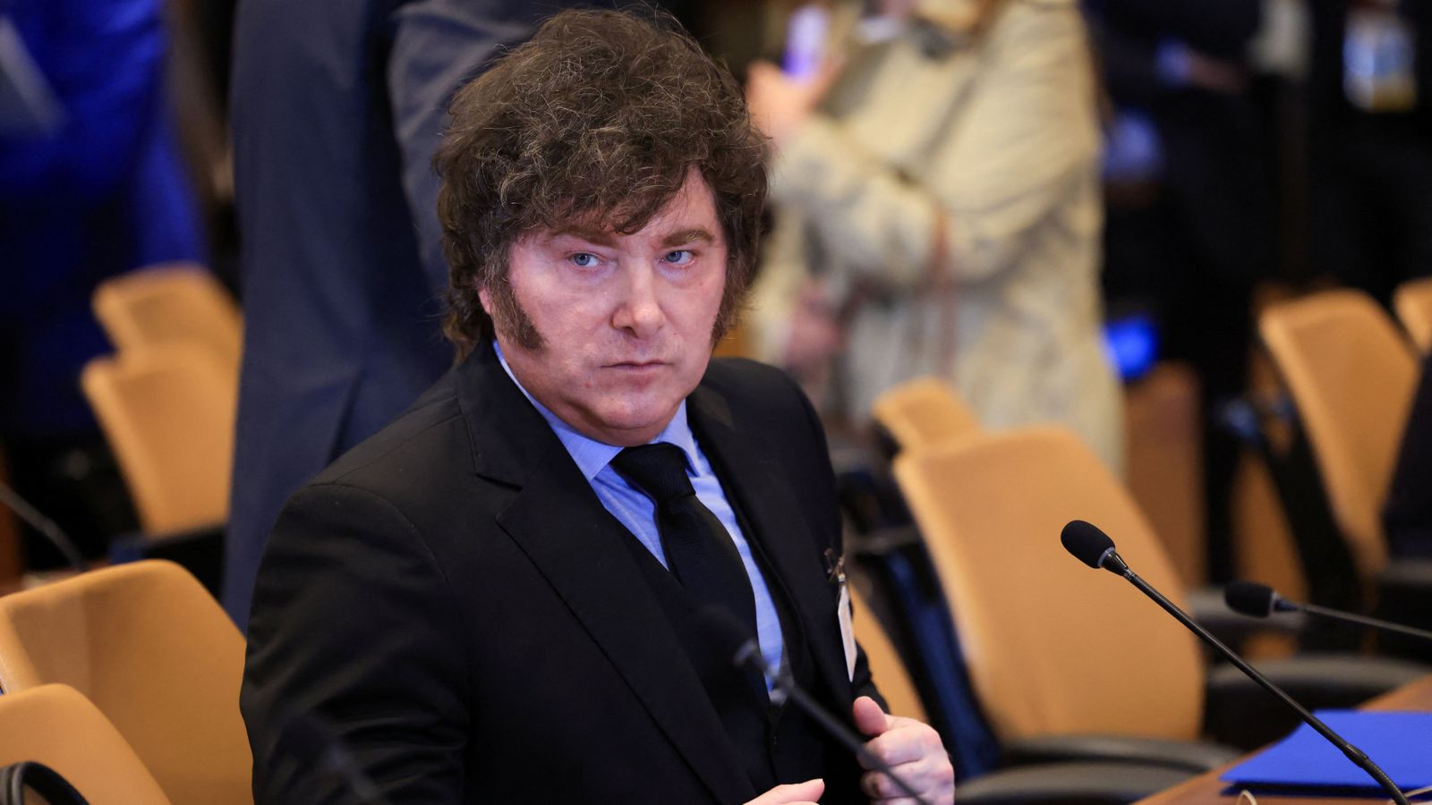 El president de l'Argentina, Javier Milei, en l'Assemblea de les Nacions Unides
