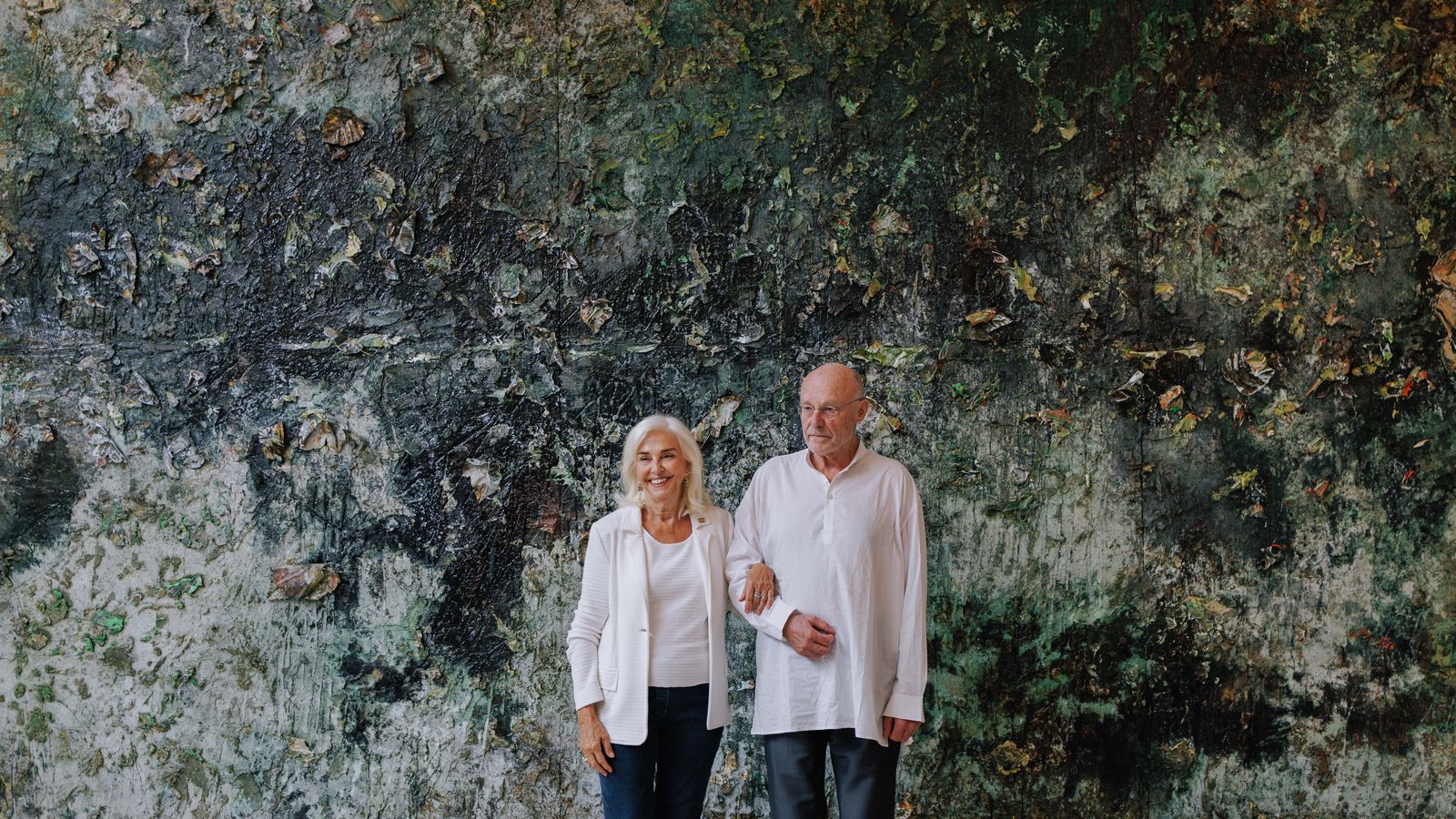 Visita d'Anselm Kiefer al Centre d'Art Hortensia Herrero