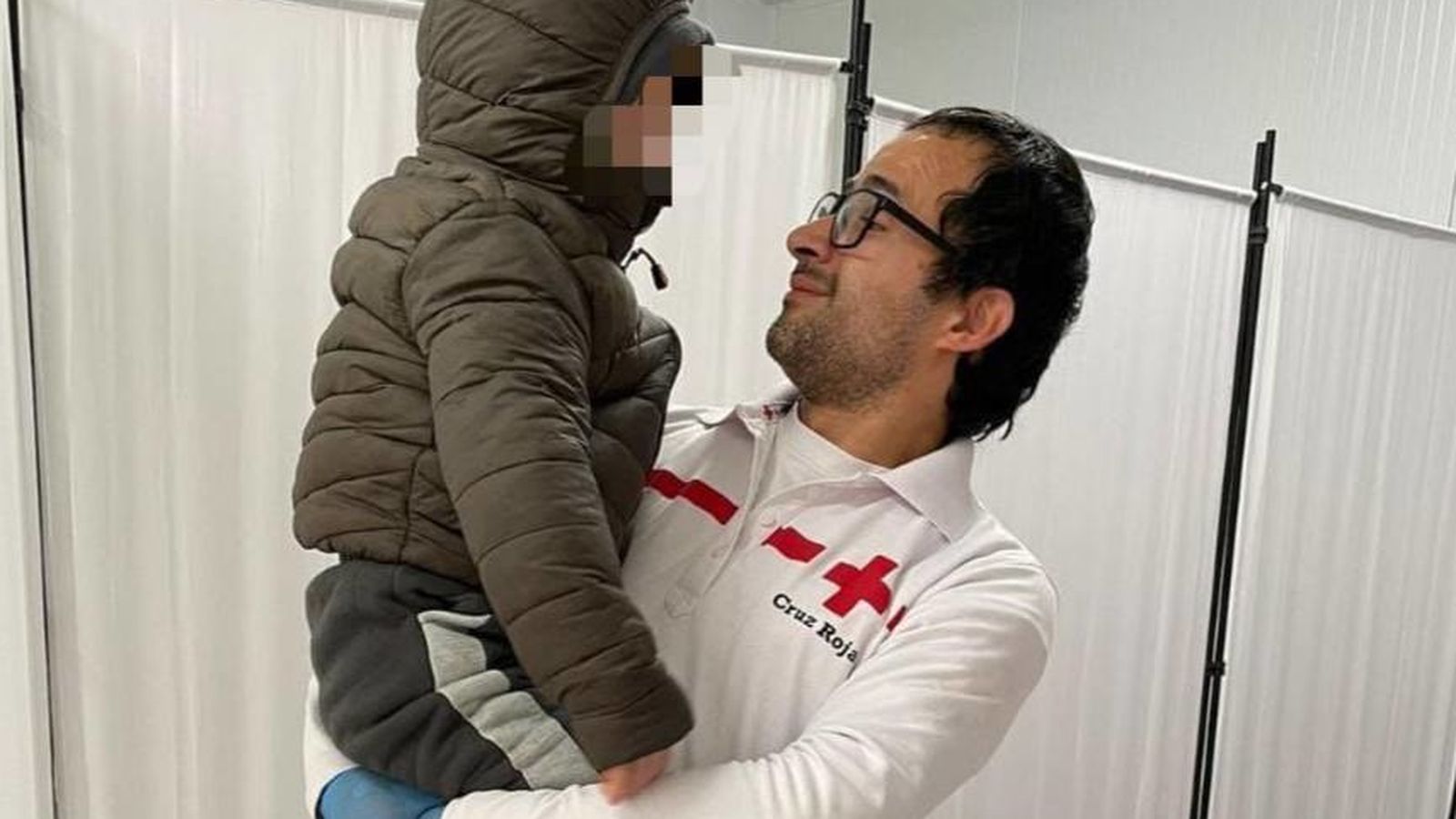 Un dels xiquets que viatjaven en la pastera interceptada