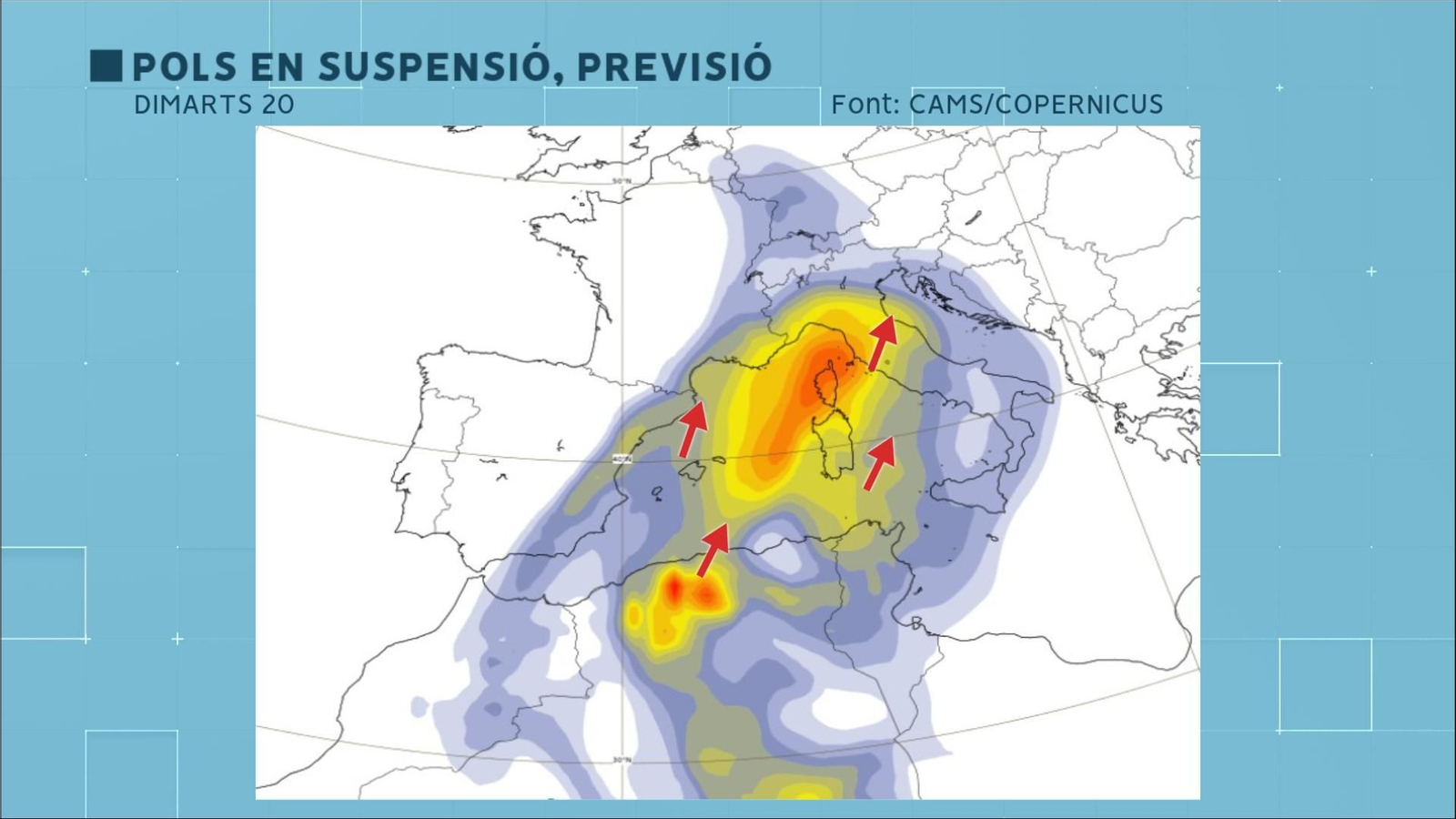 PREVISIÓ POLS EN SUSPENSIÓ DIMARTS