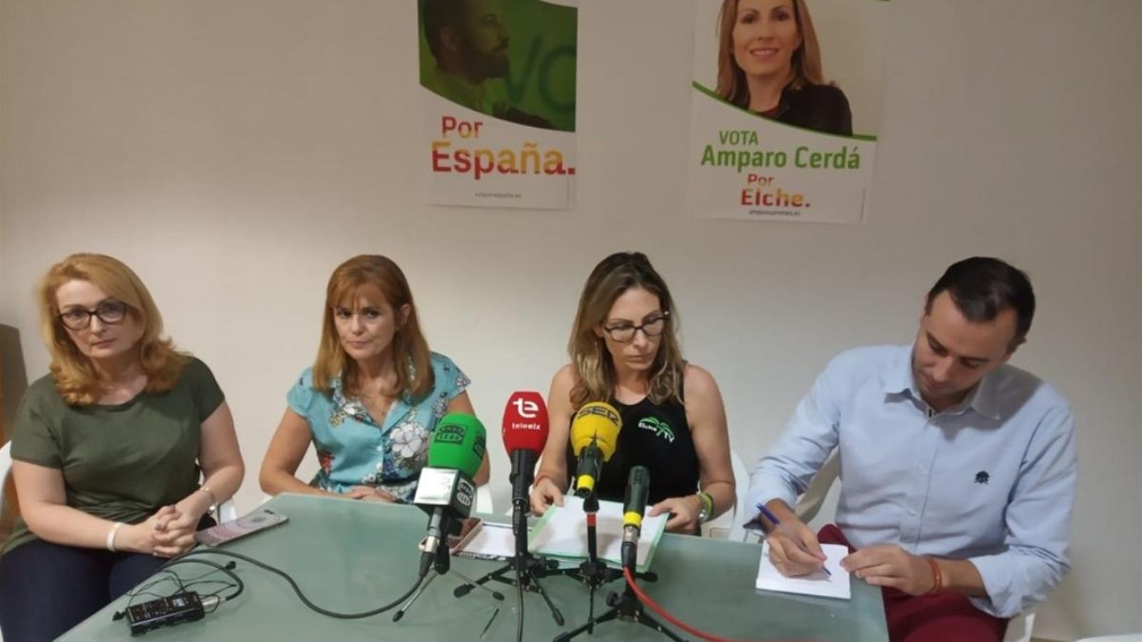 La portaveu municipal de Vox a Elx, Amparo Cerdà, en una imatge d'arxiu